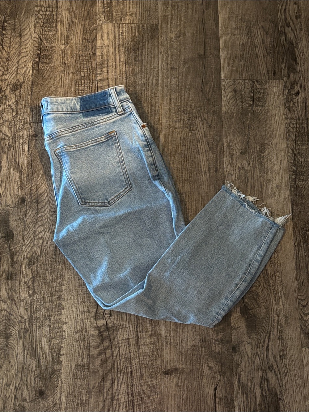 Abercrombie & Fitch High-Rise Skinny Cropped Jeans - Light Wash - Size 29/8XS